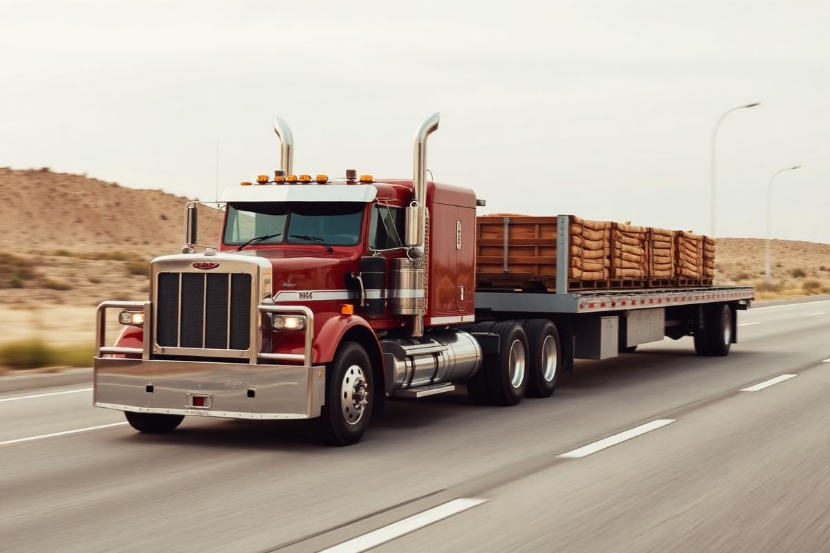 Hotshot trailer dispatched by IDEAL DISPATCH